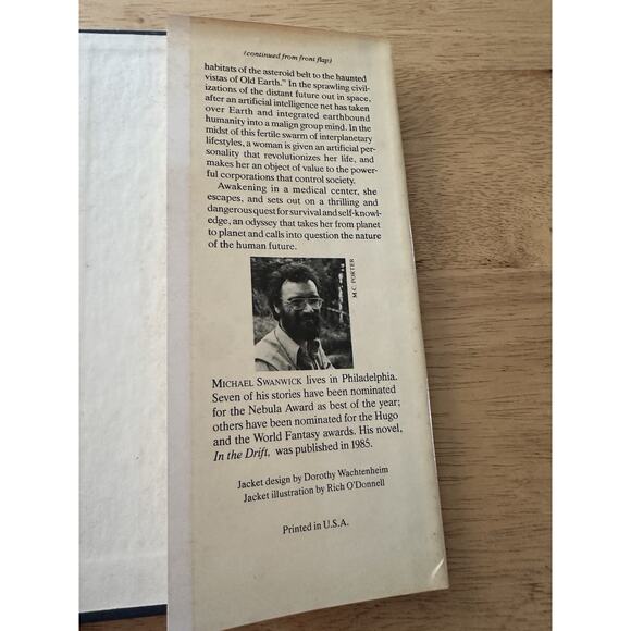 Vacuum Flowers, Michael Swanwick, HC/BC/DJ/First Edition 1987 VTG - Picture 9 of 11